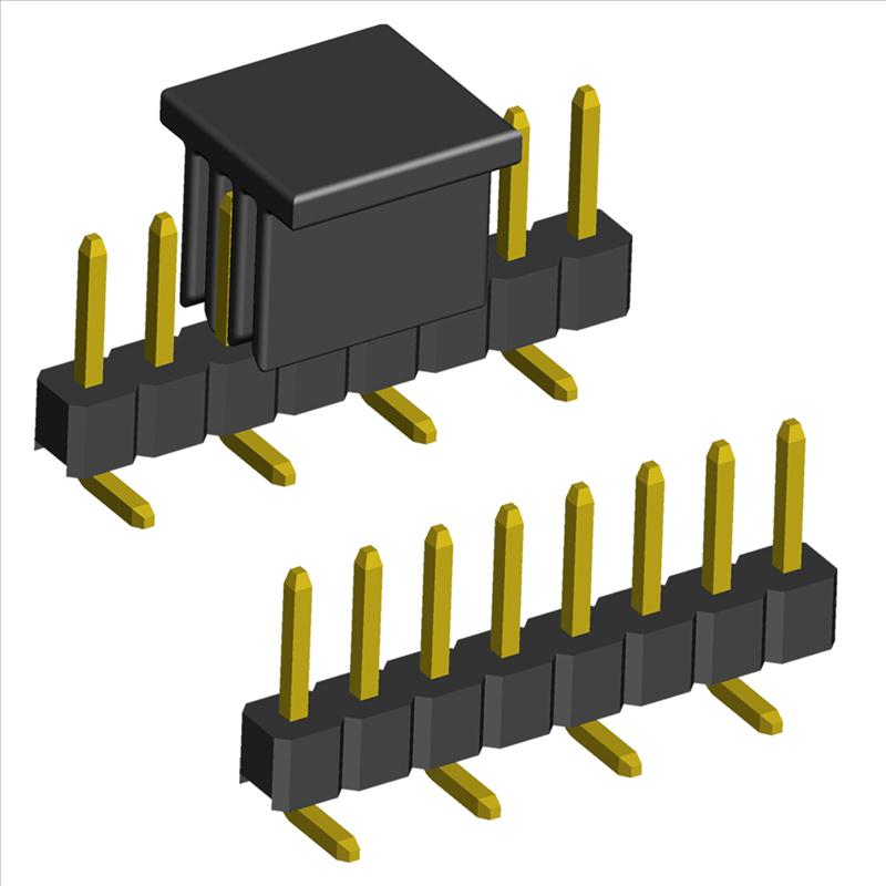 2.00mm Pin Header Single Row SMD B1(2) Type with Cap